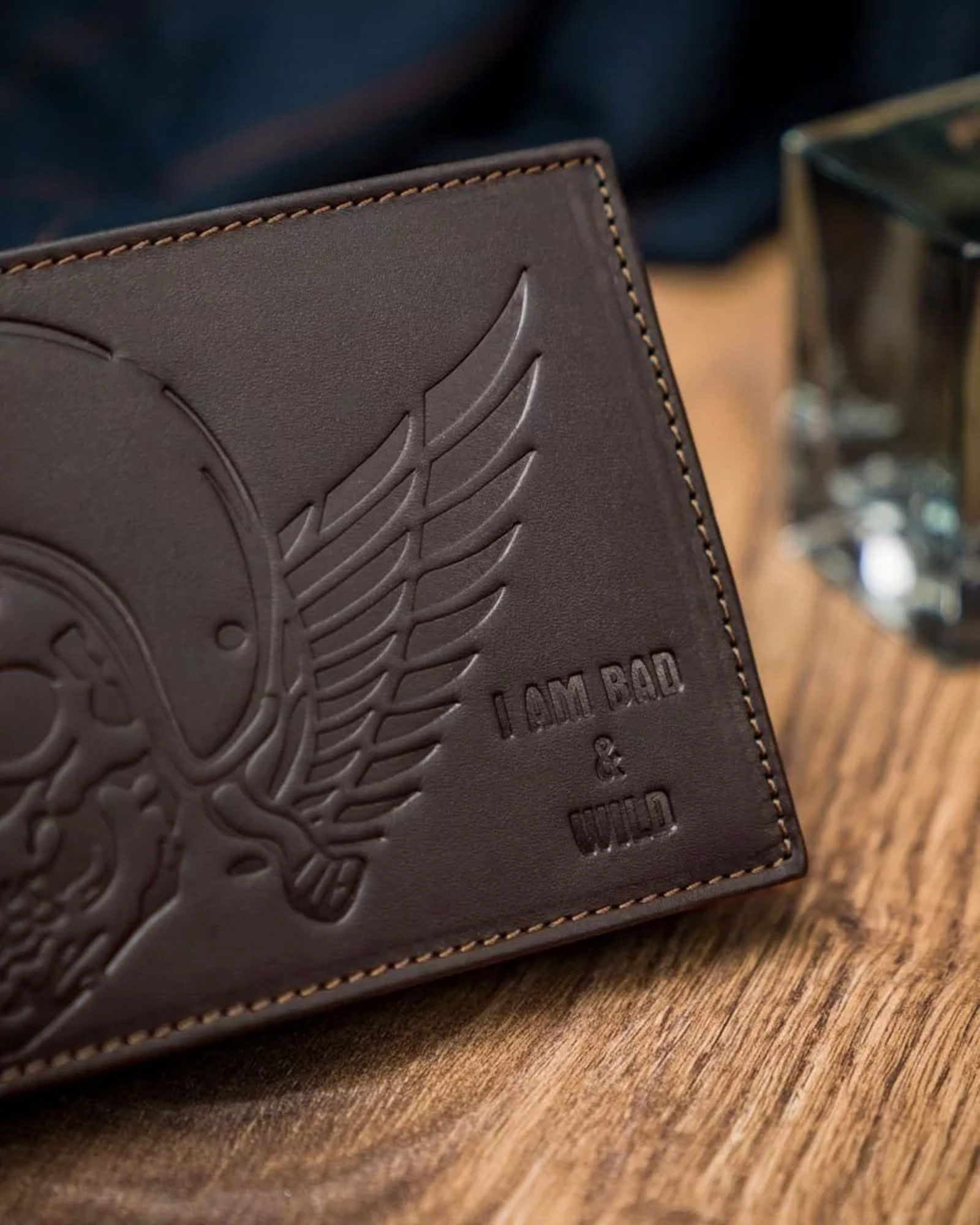Кошелек мужской I AM BAD and WILD N992-HUB BROWN Кошелек мужской I AM BAD and WILD N992-HUB BROWN